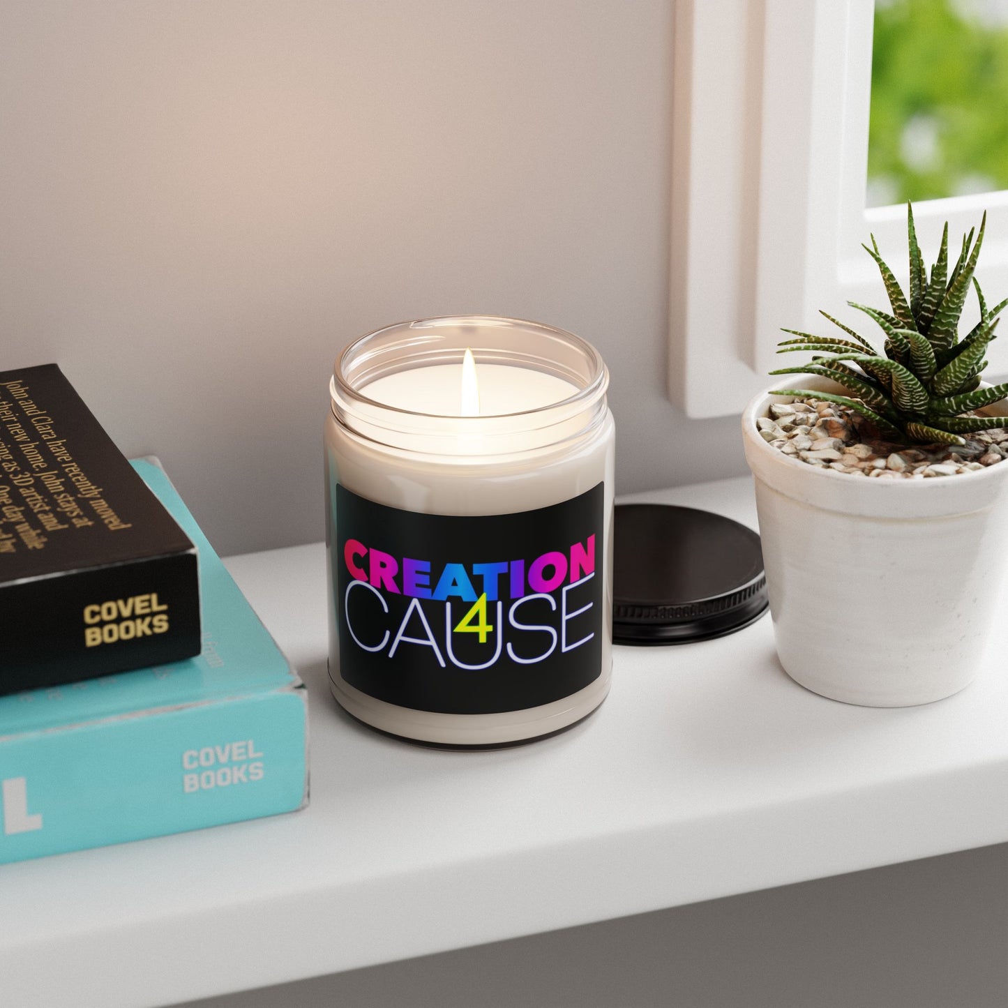 Scented Soy Candle — "Creation 4 Cause" Fundraiser Jar (9 oz)