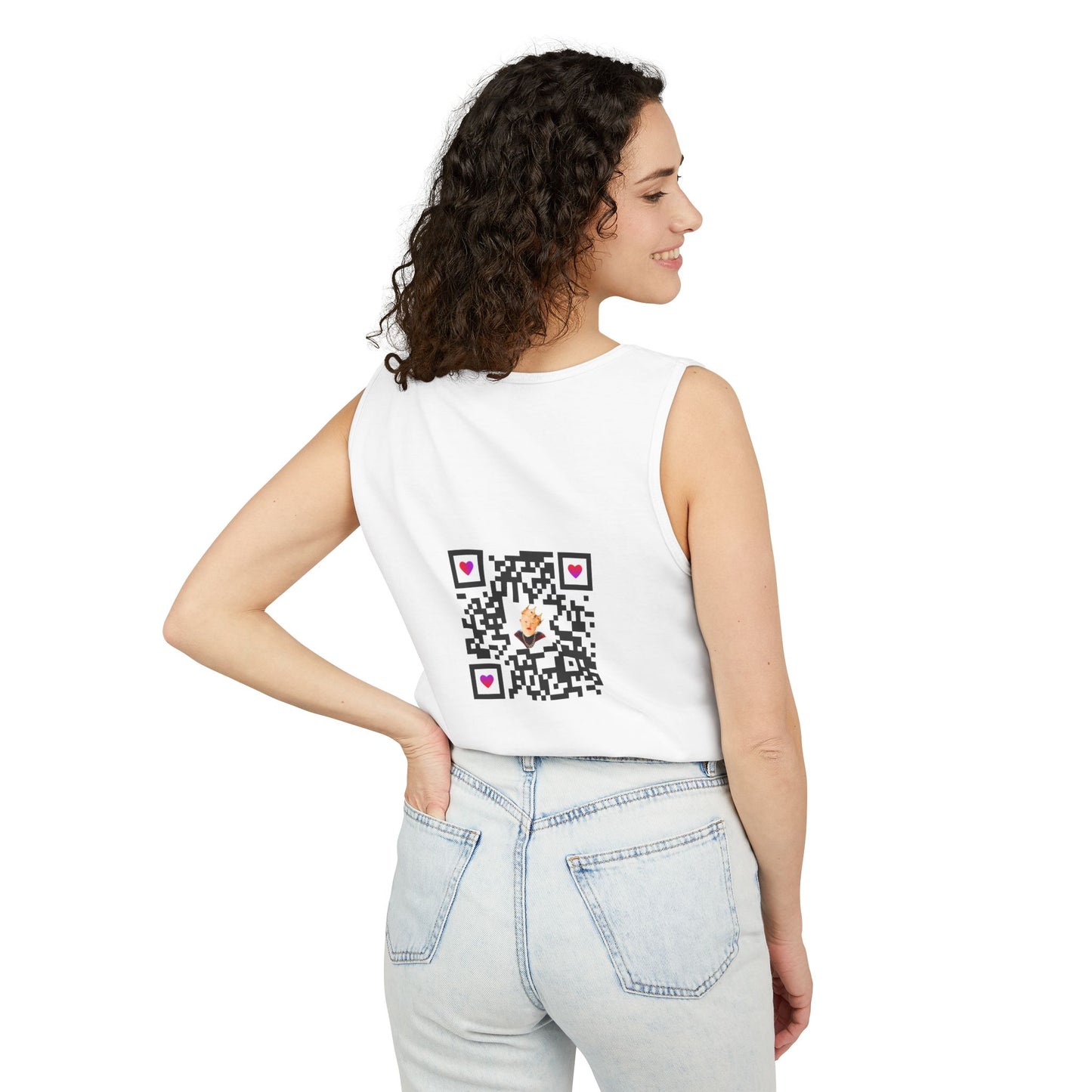 Creation4Cause QR Tank Top — Fundraiser Graphic Tank