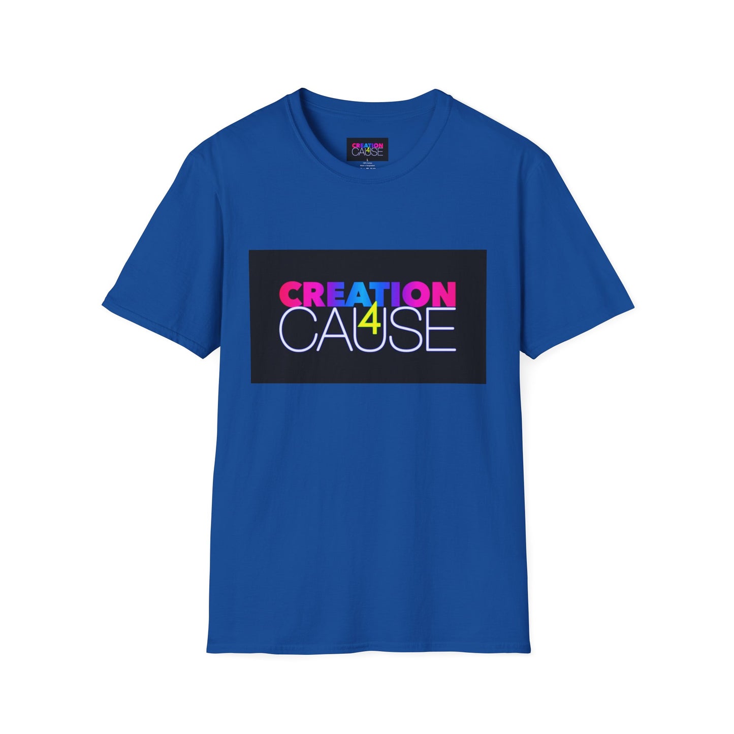 Creation 4Cause T-Shirt — Colorful Charity Fundraiser Tee