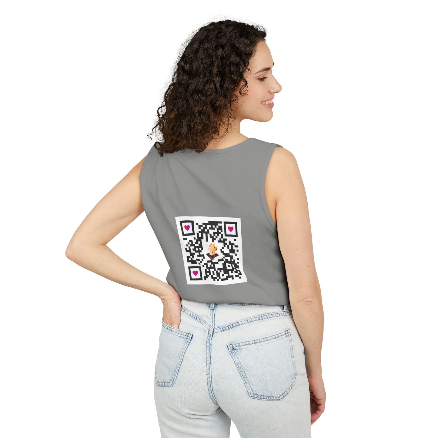 Creation4Cause QR Tank Top — Fundraiser Graphic Tank