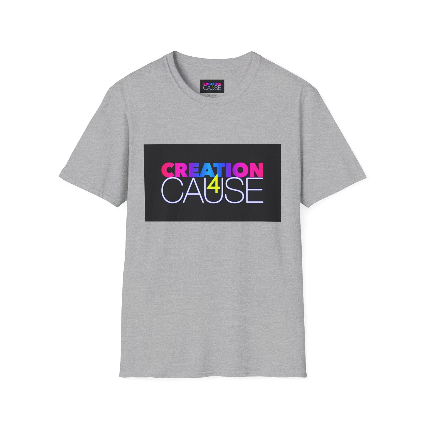 Creation 4Cause T-Shirt — Colorful Charity Fundraiser Tee