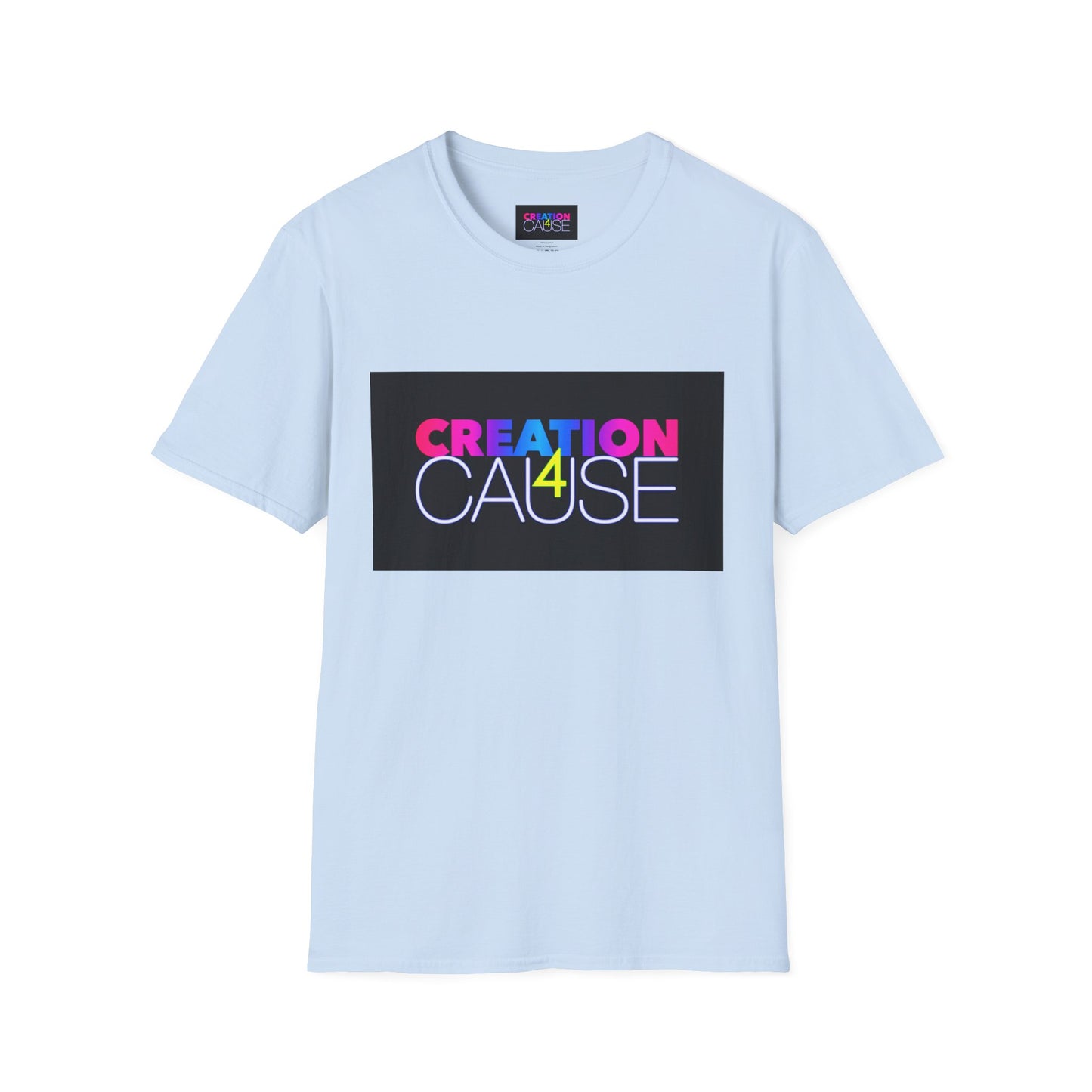 Creation 4Cause T-Shirt — Colorful Charity Fundraiser Tee