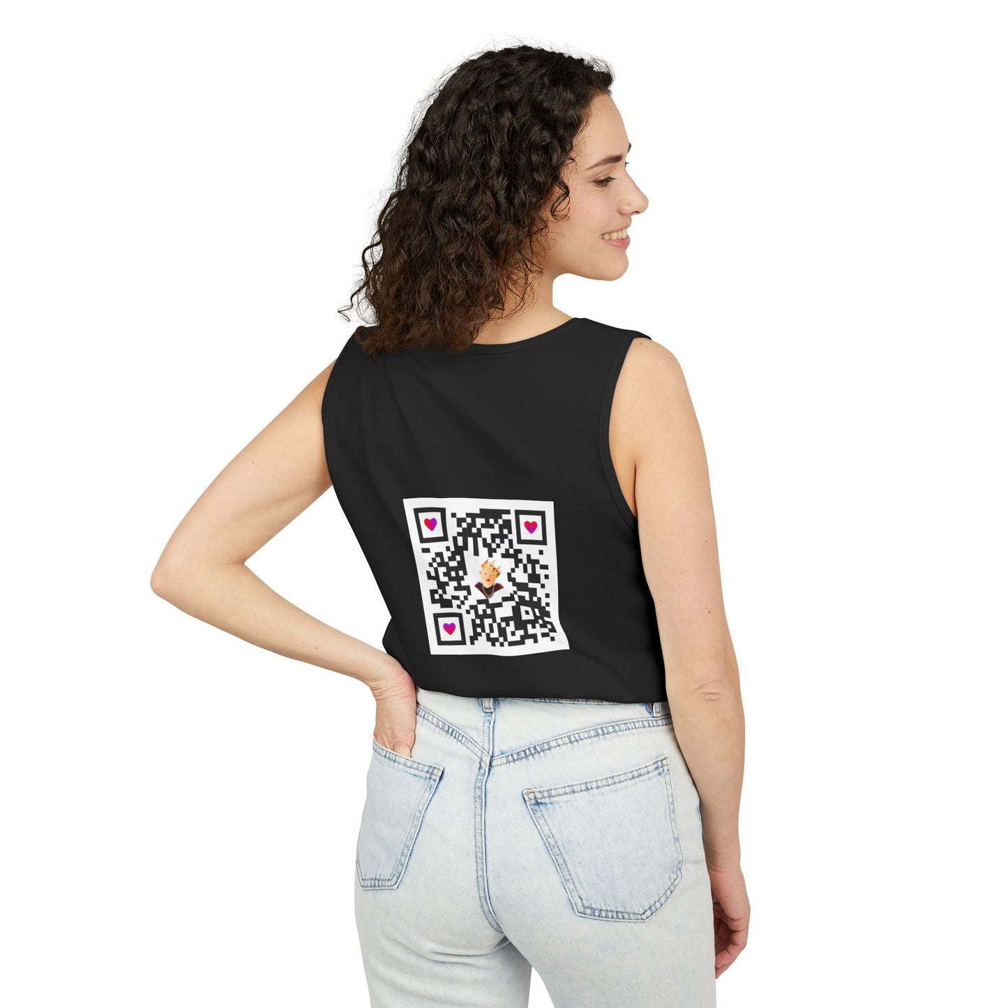Creation4Cause QR Tank Top — Fundraiser Graphic Tank