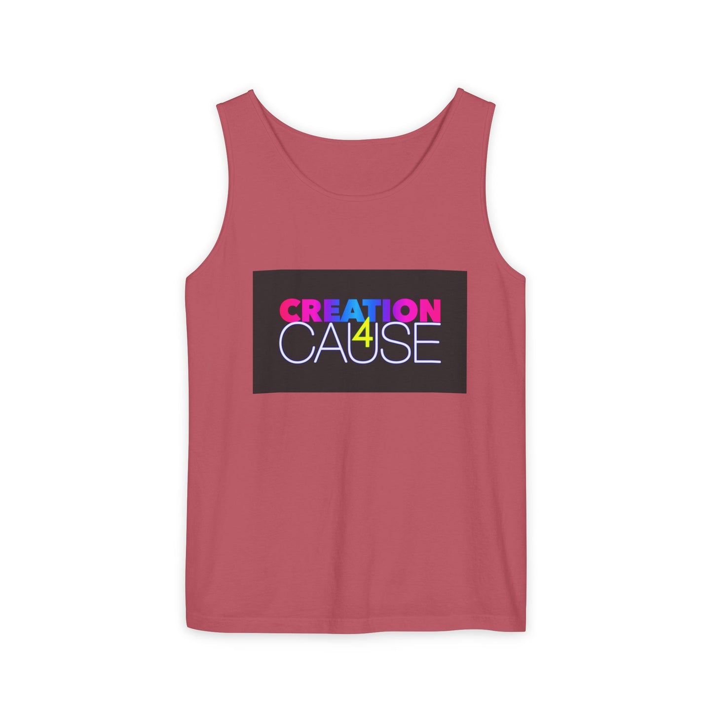 Creation4Cause QR Tank Top — Fundraiser Graphic Tank