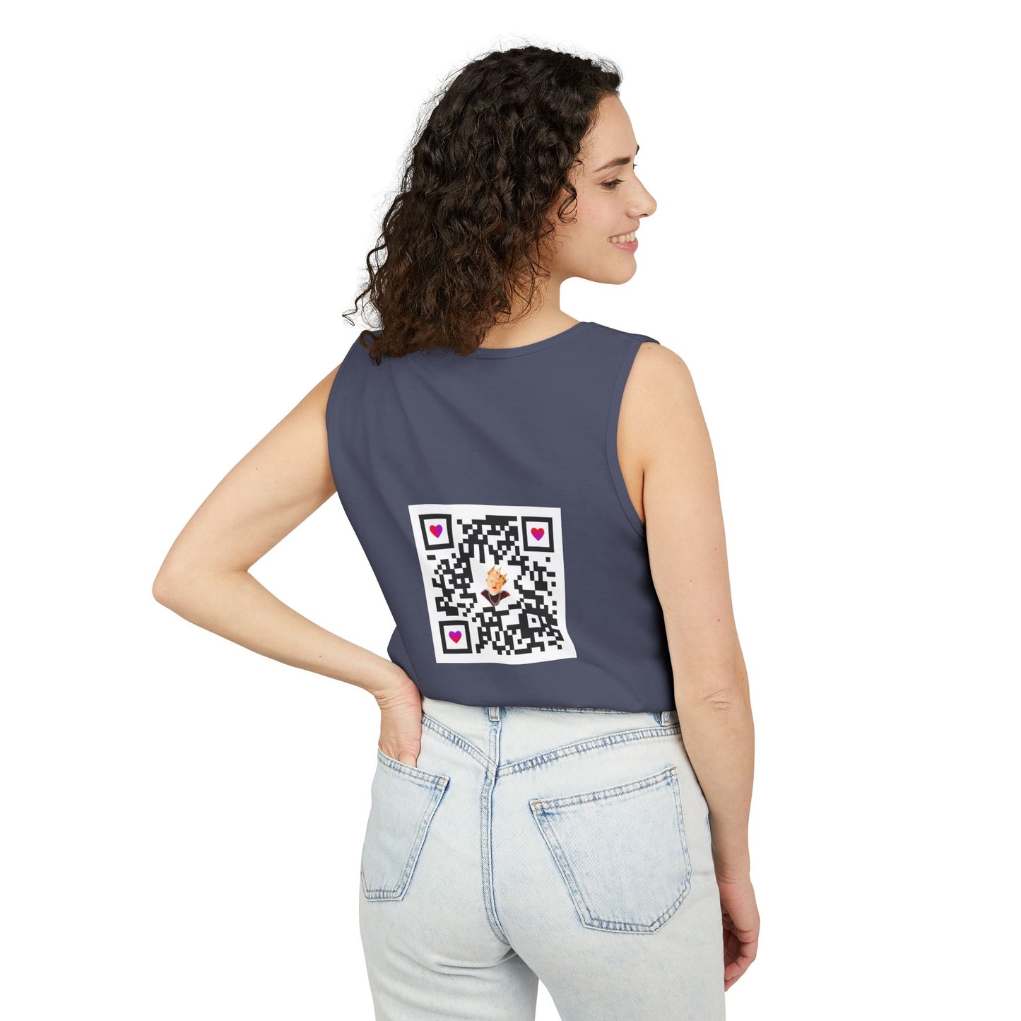 Creation4Cause QR Tank Top — Fundraiser Graphic Tank