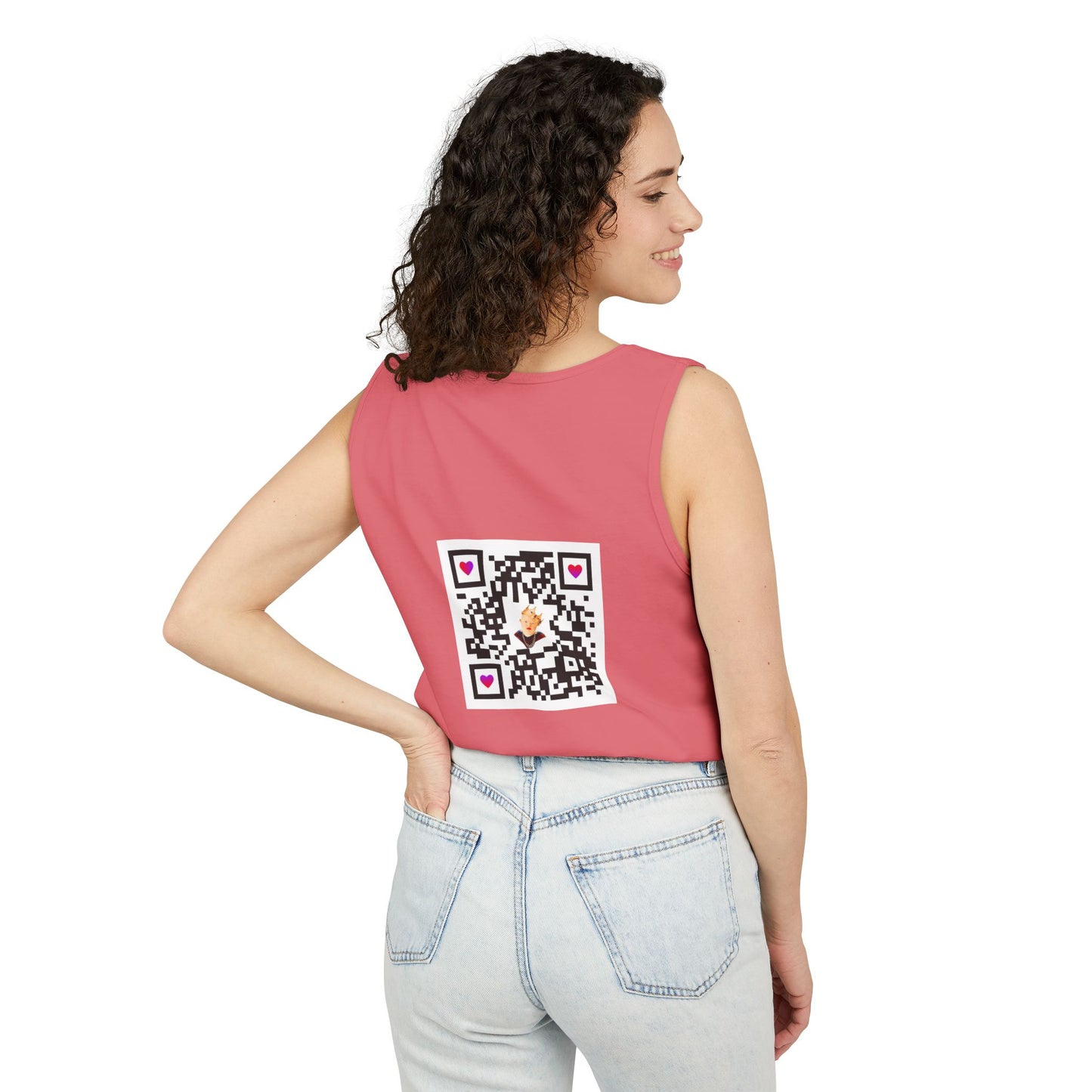 Creation4Cause QR Tank Top — Fundraiser Graphic Tank