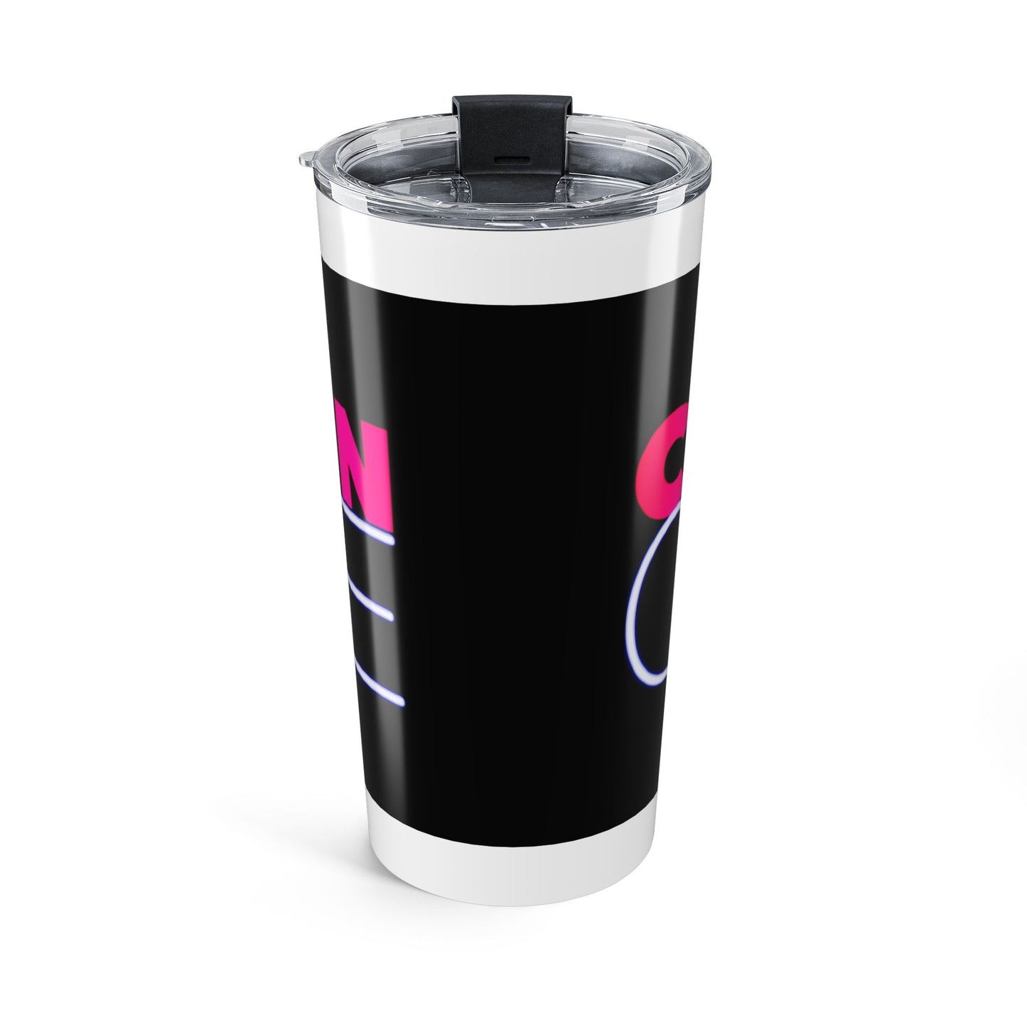 20oz QR Code Tumbler with Regal Queen Graphic — Novelty Travel Cup for Fans & Gifts