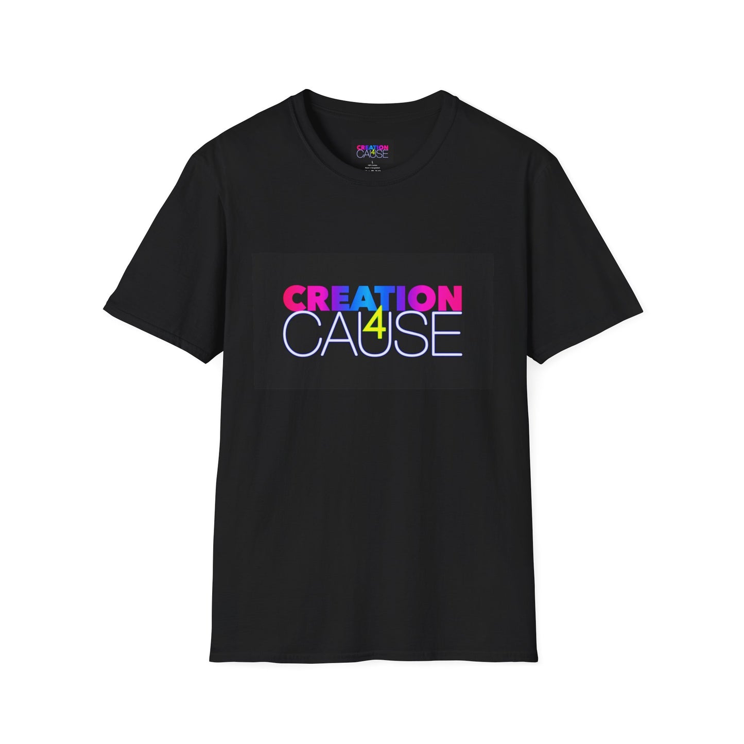 Creation 4Cause T-Shirt — Colorful Charity Fundraiser Tee