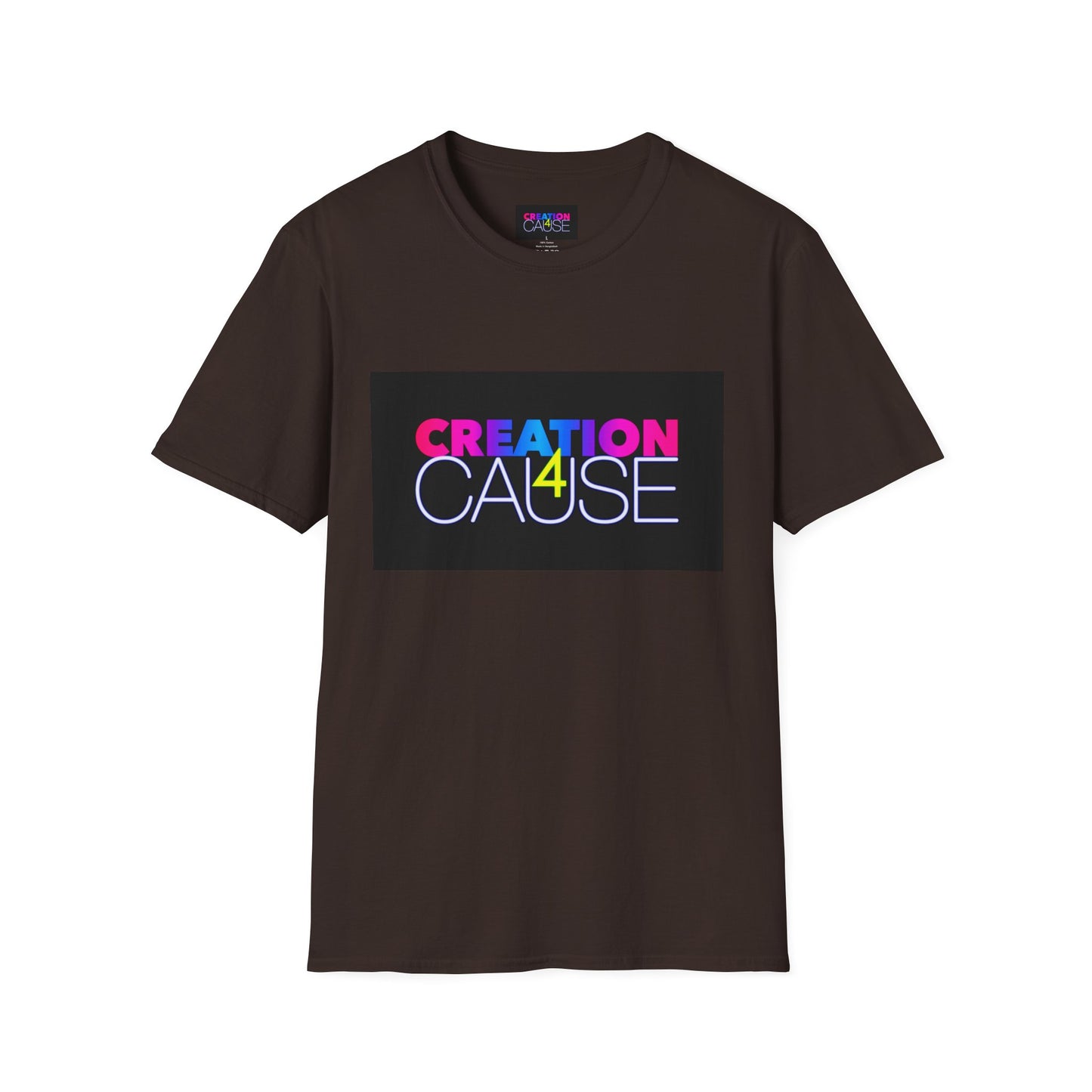 Creation 4Cause T-Shirt — Colorful Charity Fundraiser Tee