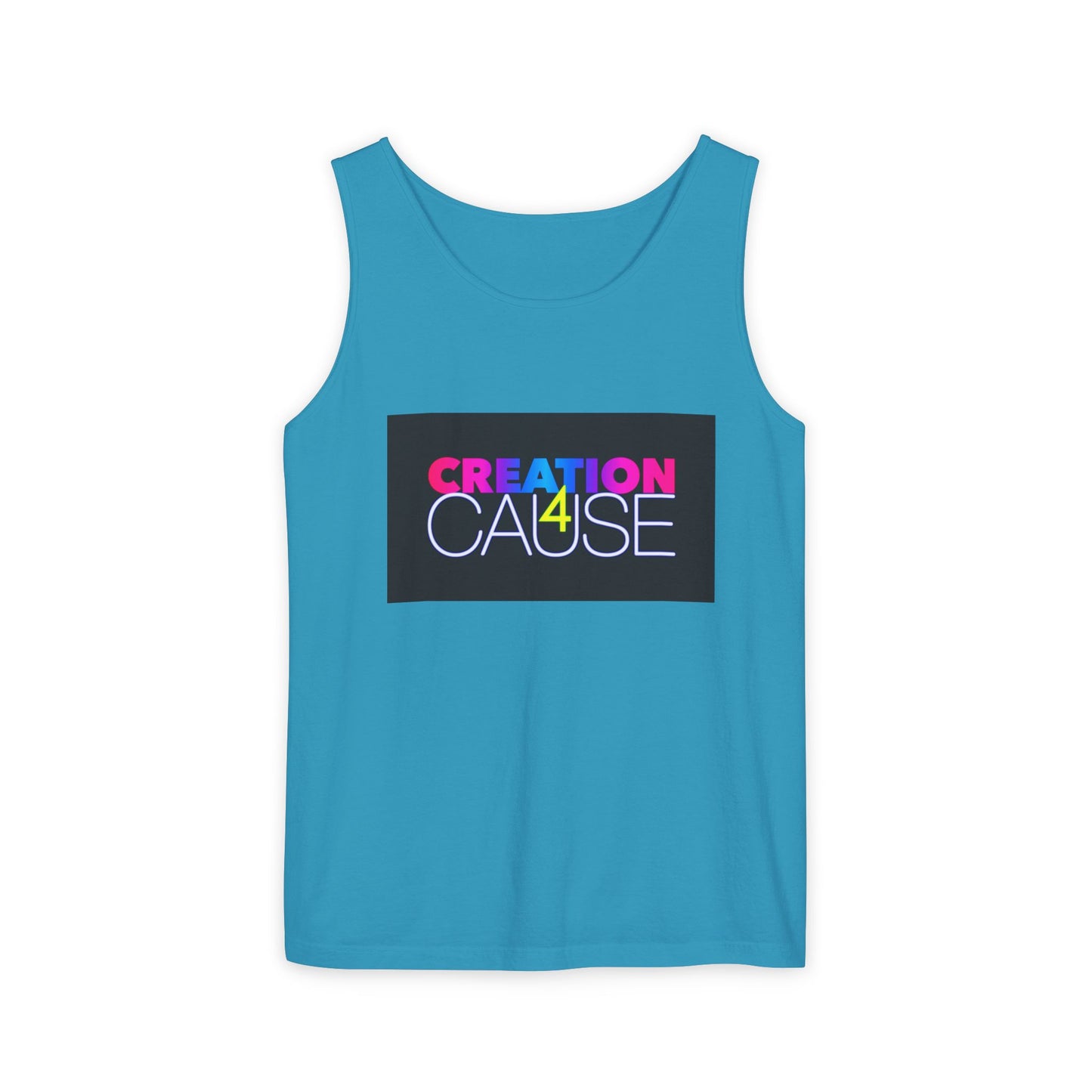 Creation4Cause QR Tank Top — Fundraiser Graphic Tank