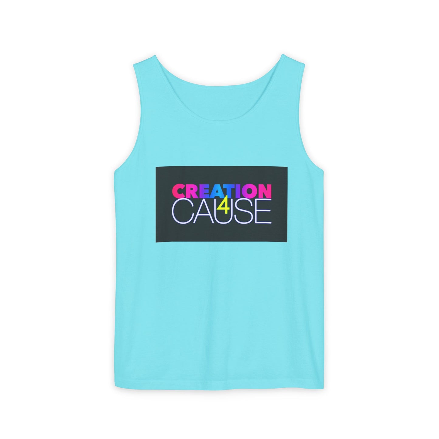 Creation4Cause QR Tank Top — Fundraiser Graphic Tank