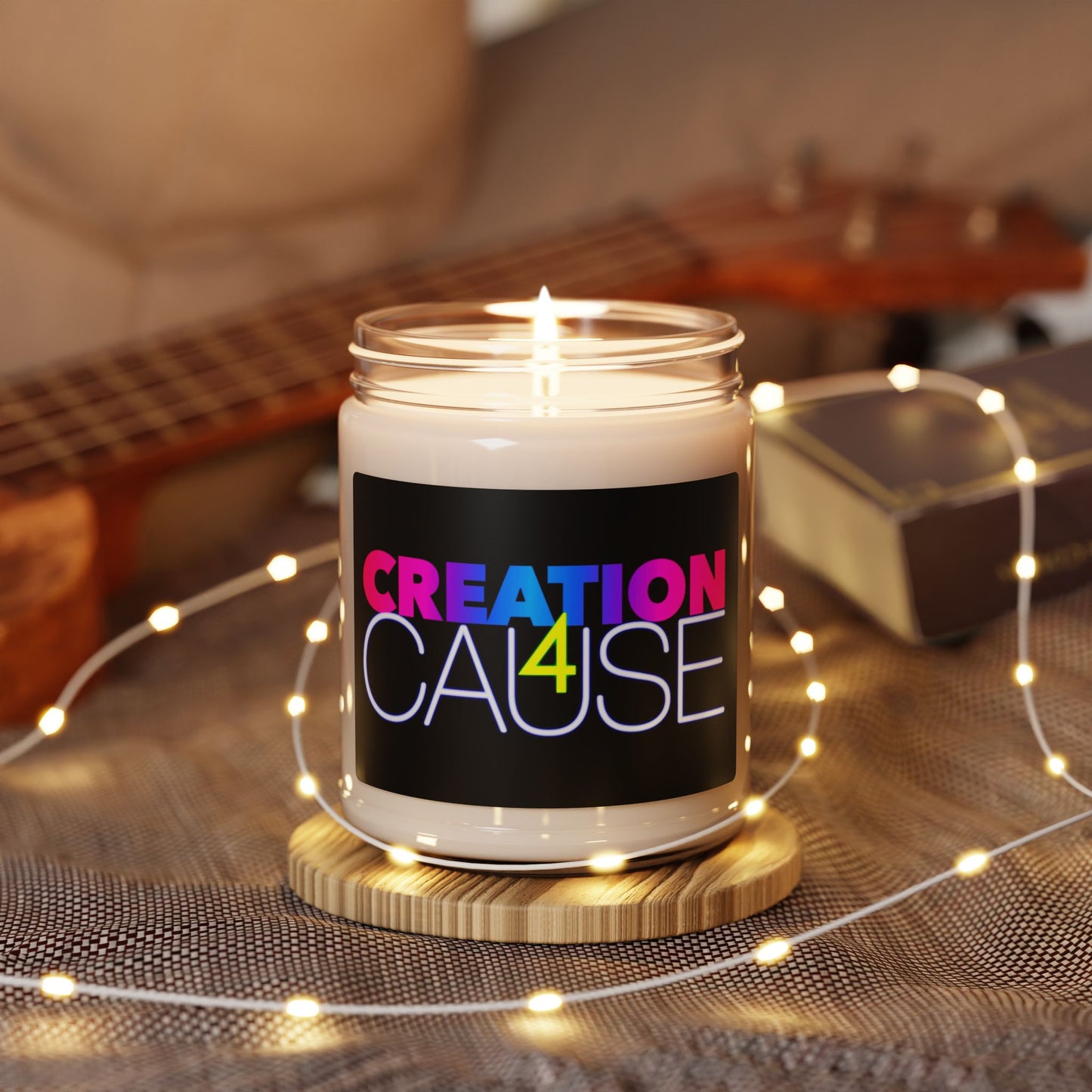 Scented Soy Candle — "Creation 4 Cause" Fundraiser Jar (9 oz)