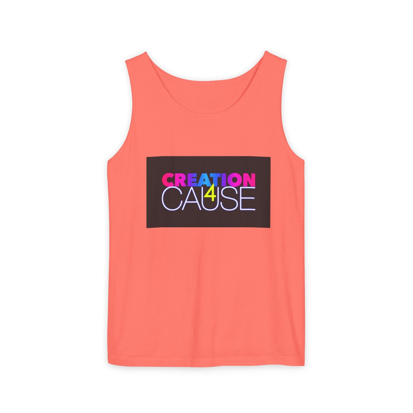 Creation4Cause QR Tank Top — Fundraiser Graphic Tank