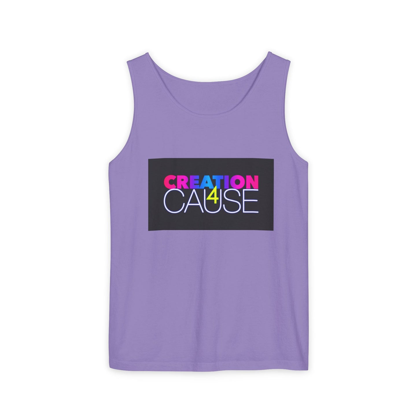Creation4Cause QR Tank Top — Fundraiser Graphic Tank