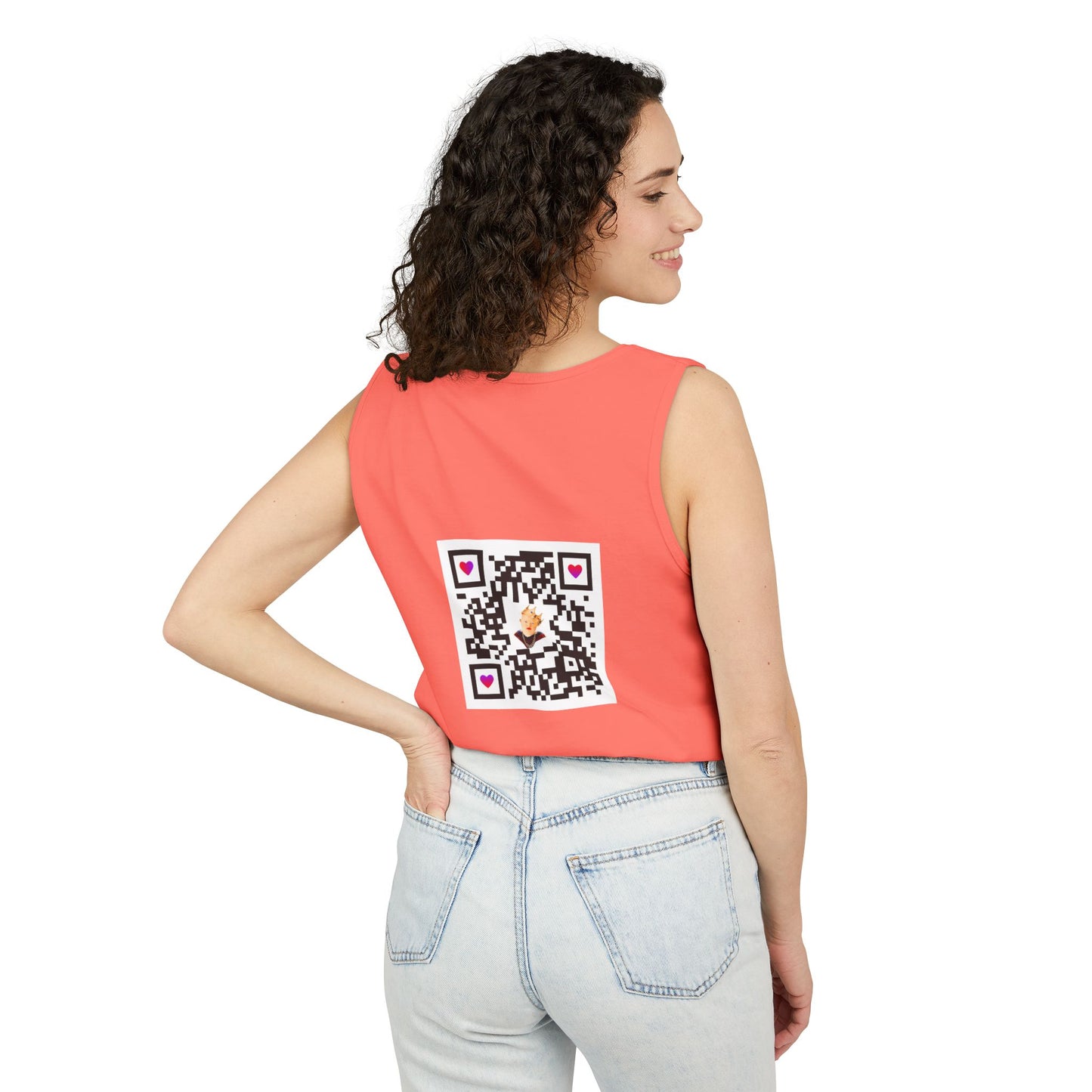 Creation4Cause QR Tank Top — Fundraiser Graphic Tank