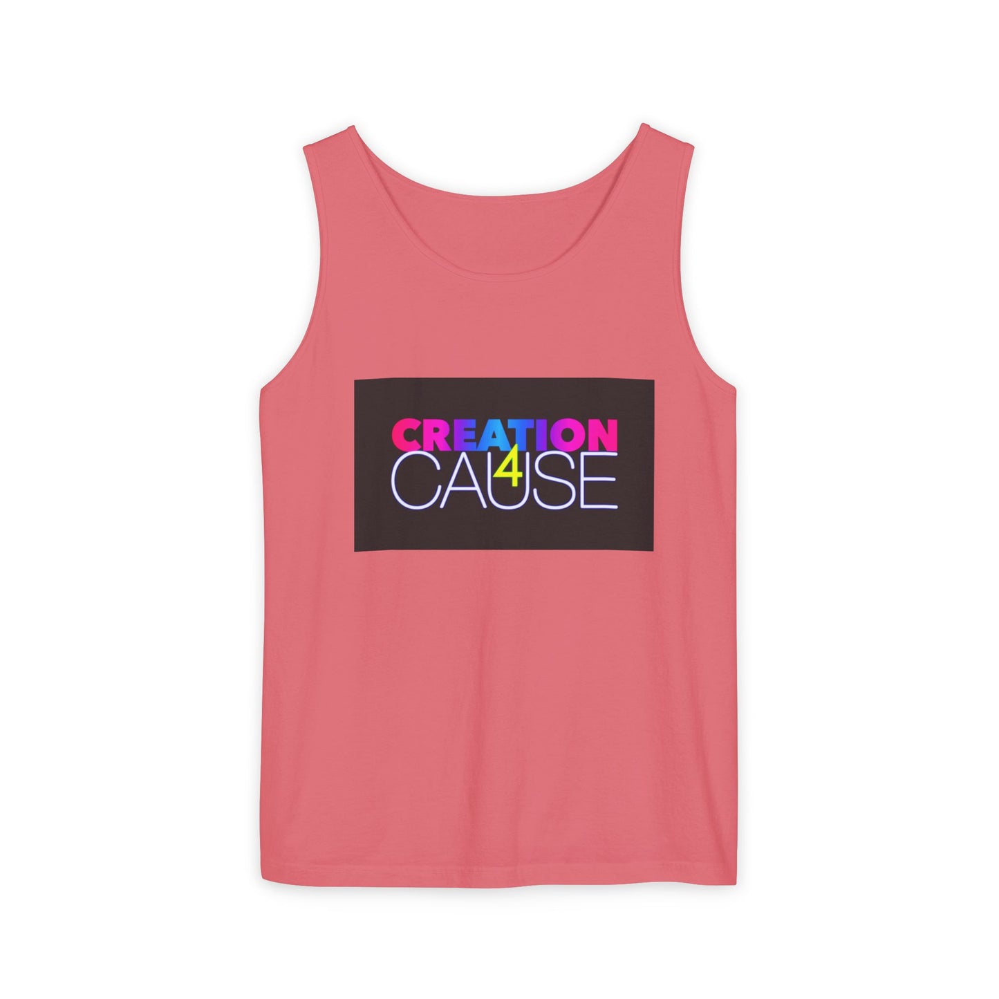 Creation4Cause QR Tank Top — Fundraiser Graphic Tank