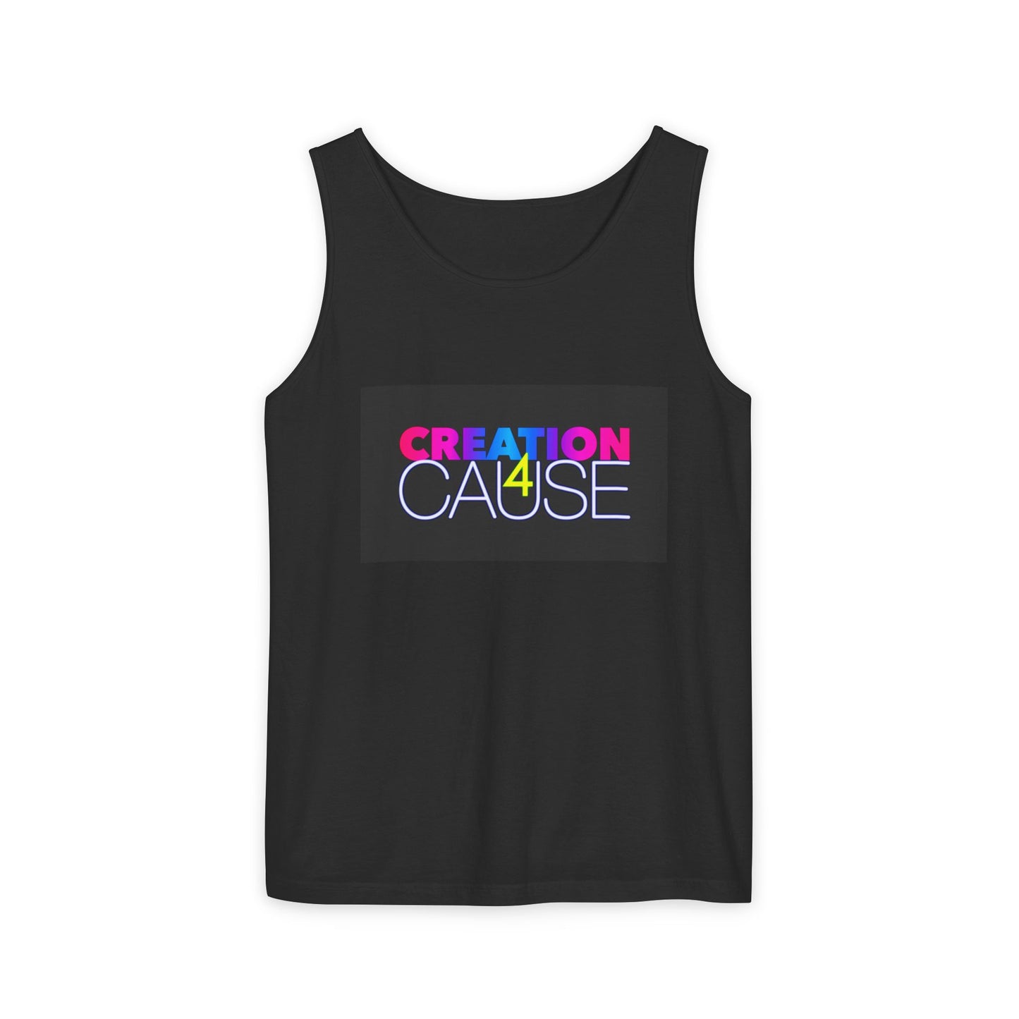 Creation4Cause QR Tank Top — Fundraiser Graphic Tank