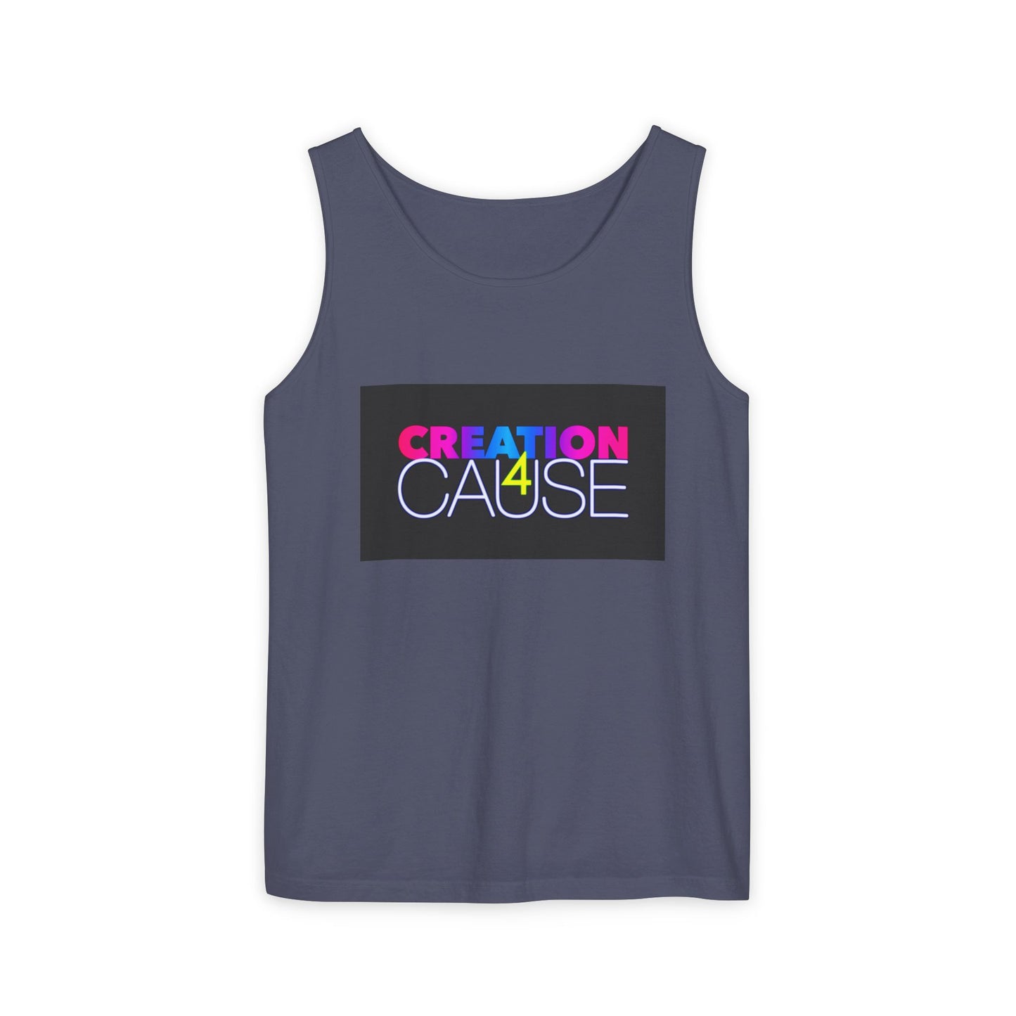 Creation4Cause QR Tank Top — Fundraiser Graphic Tank