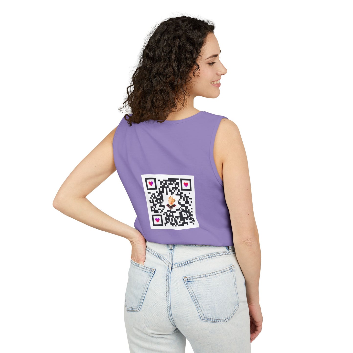 Creation4Cause QR Tank Top — Fundraiser Graphic Tank