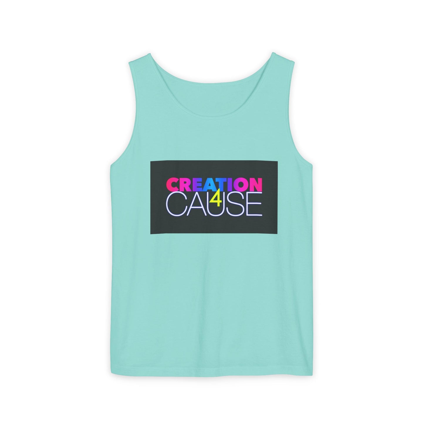 Creation4Cause QR Tank Top — Fundraiser Graphic Tank