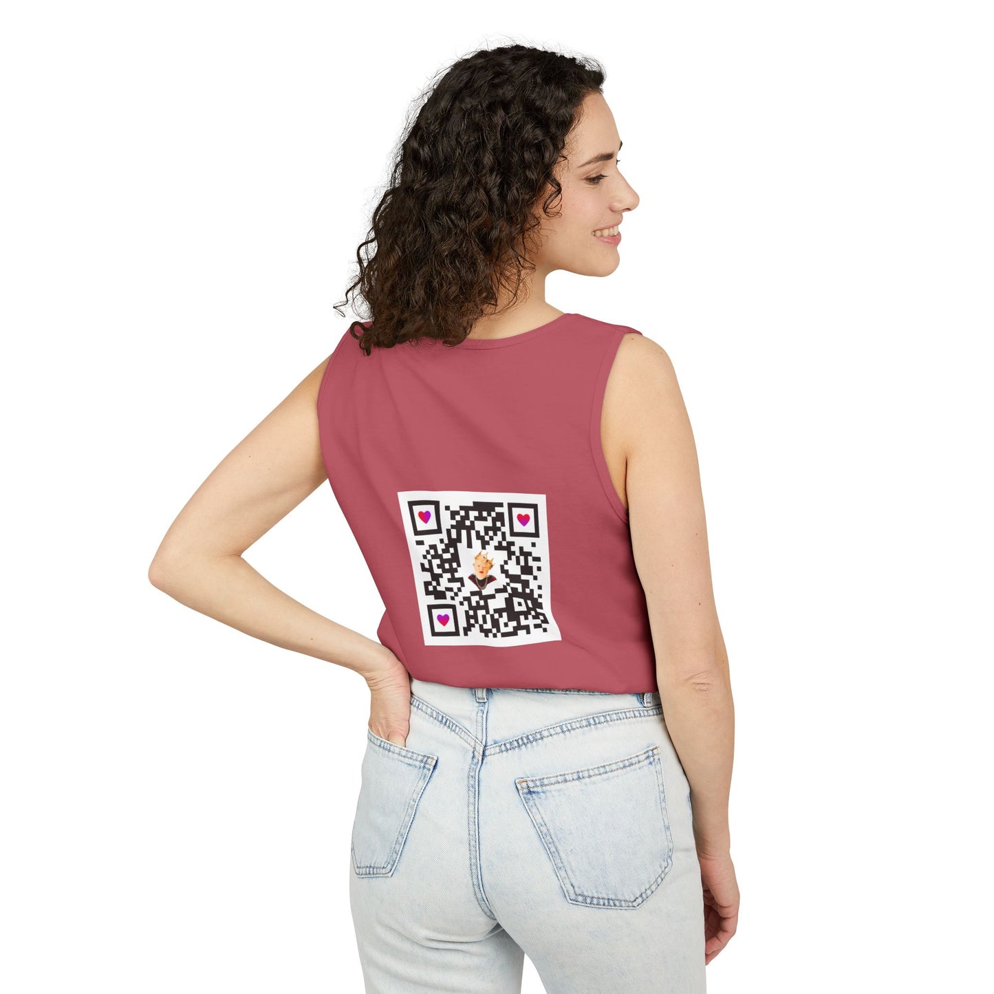 Creation4Cause QR Tank Top — Fundraiser Graphic Tank